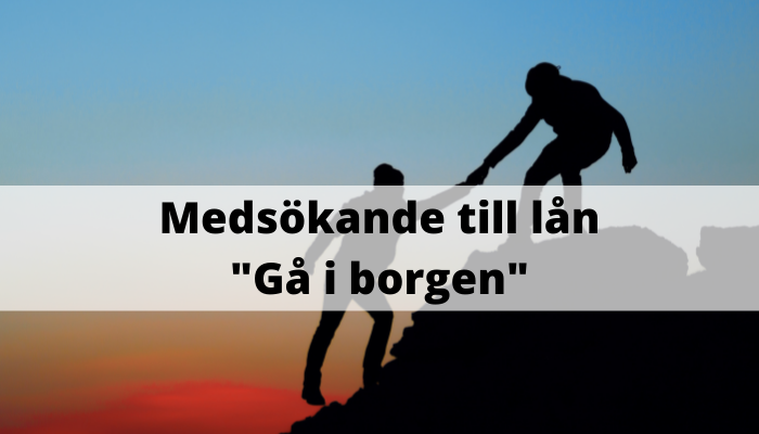 Medsökande till lån Gå i borgen