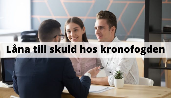 Låna till skuld hos kronofogden